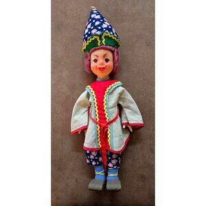 Vintage 21"  Authentic Russian USSR Soviet Factory Doll Hypnotic Eyes Traditiona